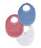 Lot de 3 bavoirs bébé blanc .
