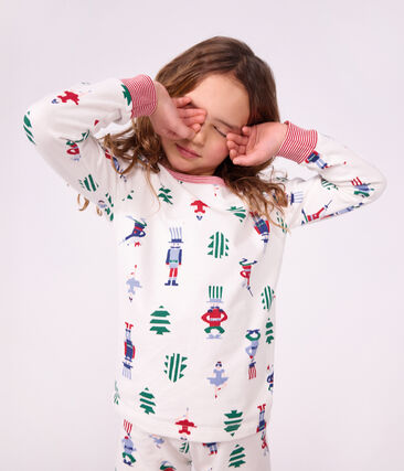 Pyjama enfant en molleton imprimé Noël
