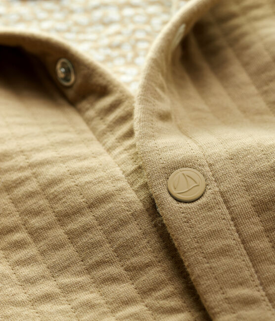 Cardigan en tubique matelassé bébé. beige JERRYCAN