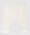 Pantalon bébé gris chiné en jersey de coton biologique beige MONTELIMAR CHINE