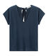Tee-shirt manches courtes femme en lin