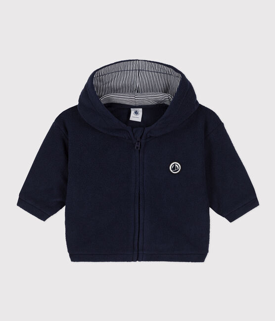 Sweatshirt bébé en polaire bleu SMOKING