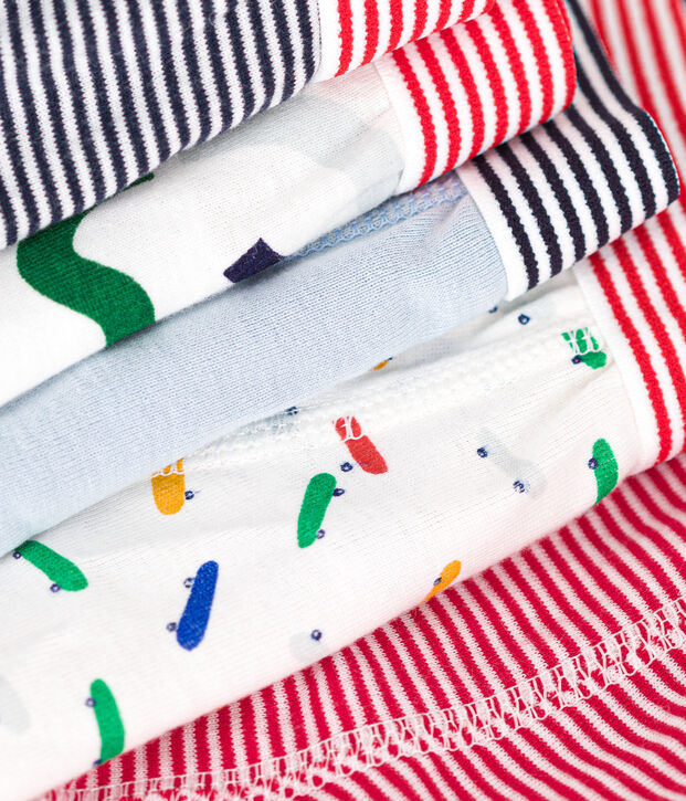 Lot de 5 boxers skateboard en coton enfant multicouleur