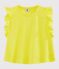 Top enfant fille jaune EBLOUIS