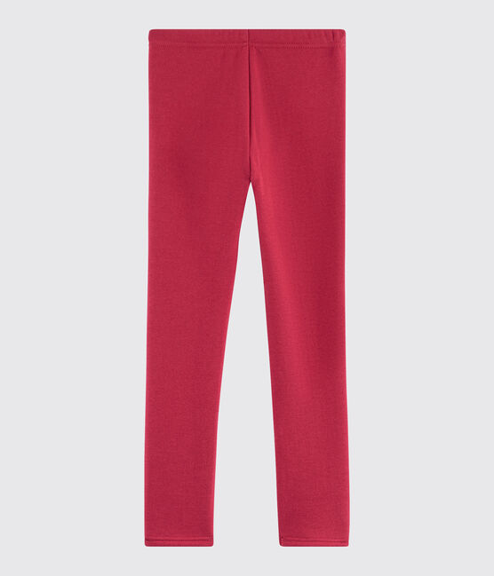 Jegging en molleton enfant fille rose POPPY