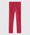 Jegging en molleton enfant fille rose POPPY