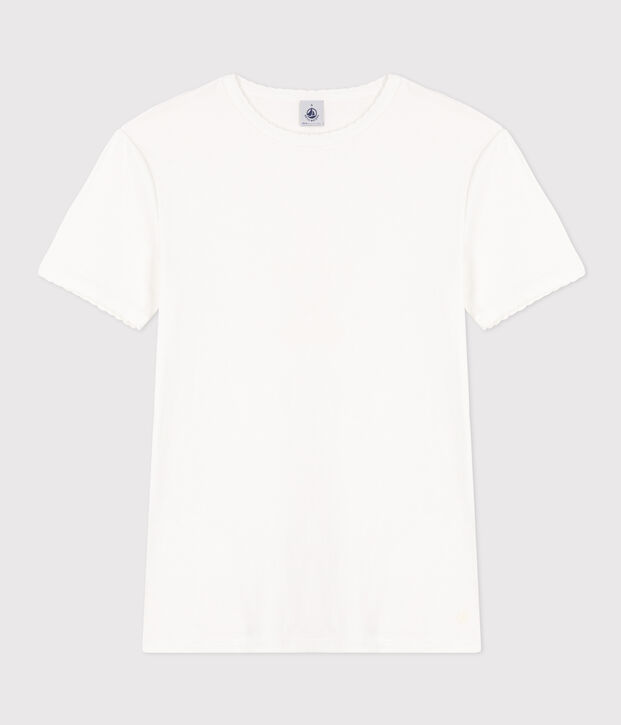 Tee-shirt L'ICONIQUE cocotte en coton Femme blanc