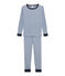 Pyjama petit garçon coupe ajustée bleu LIMOGES/blanc MARSHMALLOW