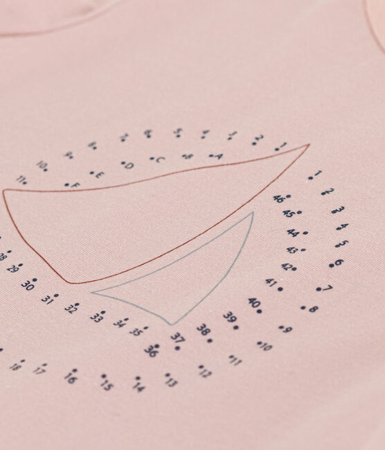 Tee-shirt en jersey léger enfant fille rose SALINE