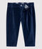 Pantalon en velours bébé bleu SMOKING