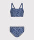 Maillot de bain 2 pièces imprimé enfant fille