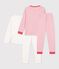 Lot de pyjamas enfant en coton imprim&eacute; multicouleur