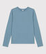 Tee-shirt L'ICONIQUE chaud col rond en coton Femme