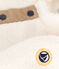 Manteau à capuche bébé ouatiné en sherpa MILK/ MULTICO
