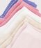 5 paires de chaussettes b&eacute;b&eacute; en coton unies multicouleur
