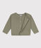 Cardigan bébé en coton vert MARECAGE