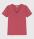 Tee-shirt L'ICONIQUE col V en coton Femme