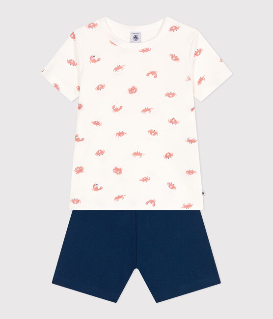 Pyjama short enfant en coton imprimé crabes INCOGNITO/ MULTICO