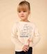 Tee-shirt manches longues en coton enfant fille
