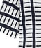 Tee-shirt kimono pour femme blanc MARSHMALLOW/bleu SMOKING