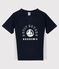 Tee-shirt de sport enfant garçon bleu SMOKING