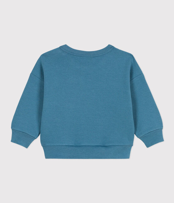 Sweatshirt bébé en molleton léger bleu LAVIS