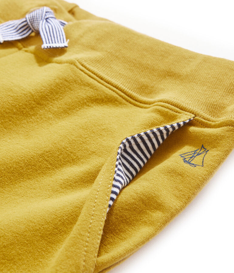 Pantalon enfant gar&ccedil;on vert BAMBOO