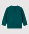 Sweat en molleton bébé. vert PINEDE