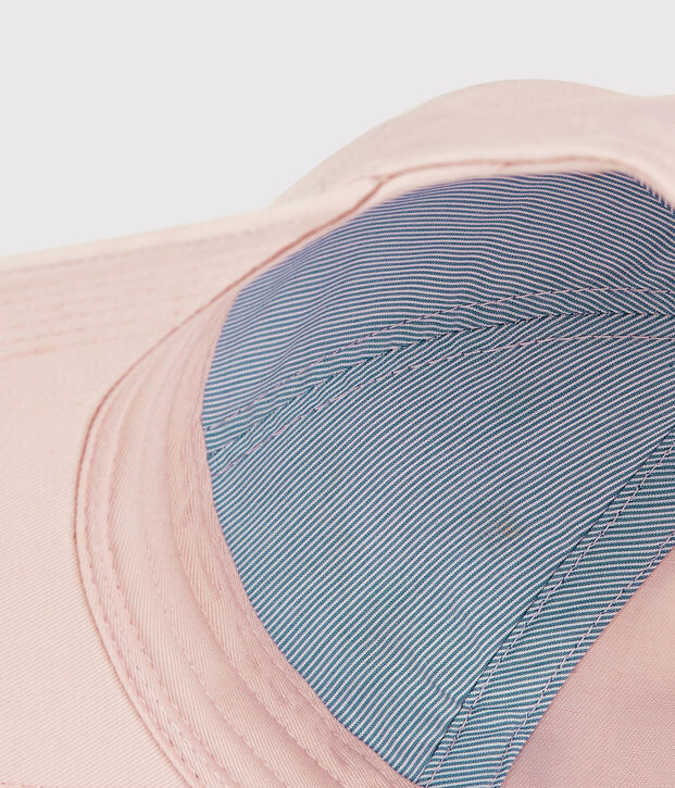 Casquette brod&eacute;e enfant fille rose