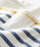 Body tee shirt manches longues bébé garçon blanc MARSHMALLOW/blanc MULTICO