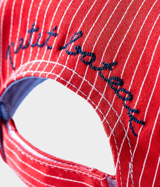 Casquette b&eacute;b&eacute; mixte rouge/blanc