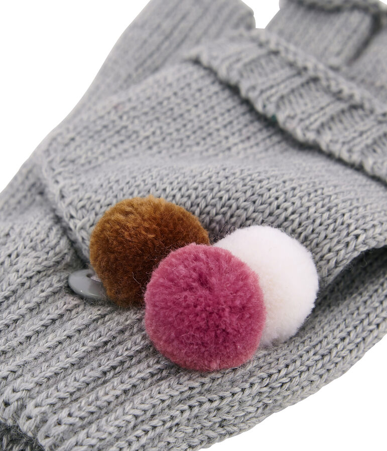 Gants enfant fille gris