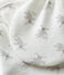Moufles anti-griffures bébé en côte blanc MARSHMALLOW/blanc MULTICO