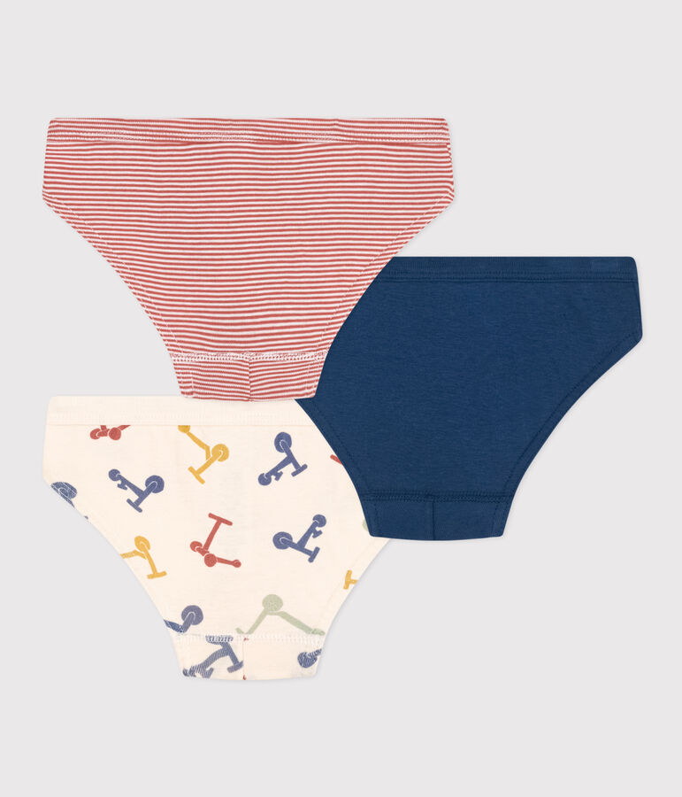 Lot de 3 slips trottinette en coton enfant variante 1