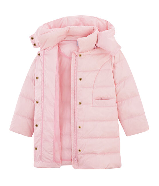 Doudoune duvet et plume enfant fille rose FLEUR CN