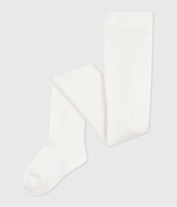 Collant uni en jersey de coton uni bébé
