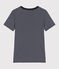 Tee-shirt Femme l'Iconique en coton rayé bleu SMOKING/blanc MARSHMALLOW