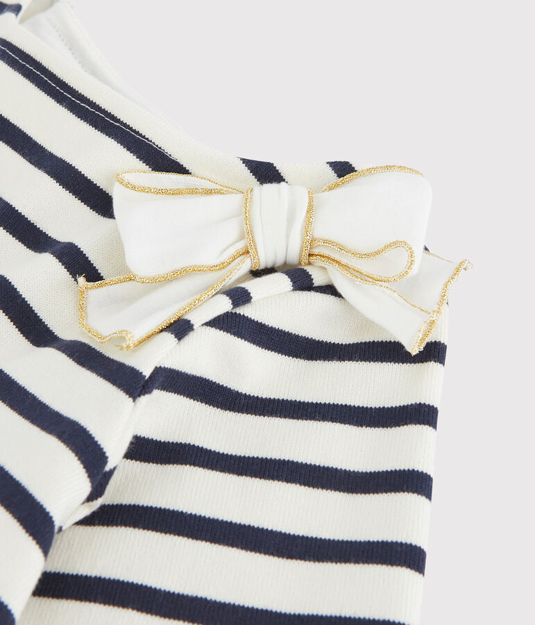 Marini&egrave;re &agrave; n&oelig;ud enfant fille blanc/bleu