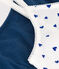 Lot de 2 brassières cœur en coton et élasthanne petite fille variante 1