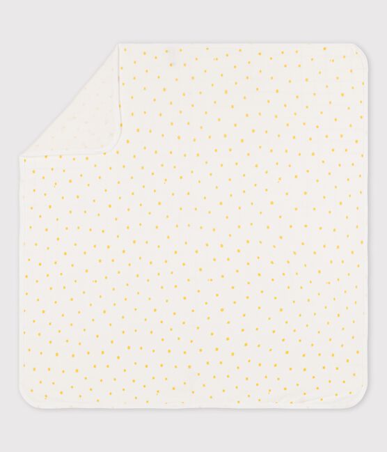 Drap de maternité bébé en coton biologique blanc MARSHMALLOW/ ORGE