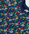 Tee-shirt imprimé en jersey léger enfant fille bleu MEDIEVAL/blanc MULTICO