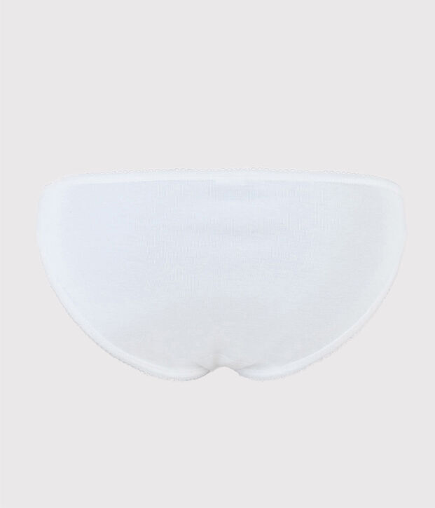 Culotte culte femme blanc