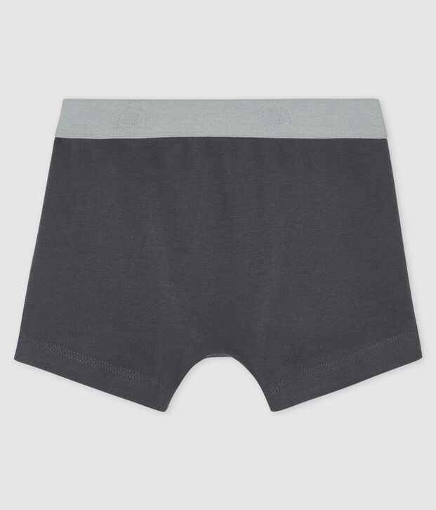 Boxer petit gar&ccedil;on gris fonc&eacute;