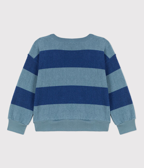 Sweatshirt en bouclette éponge enfant fille / garçon CREPUSCULE/ ROVER