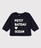 Sweatshirt bébé en molleton bleu SMOKING