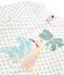 Pyjama petite fille en tubique blanc MARSHMALLOW/blanc MULTICO