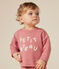 Sweatshirt en molleton bébé rose ROSEWOOD