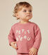 Sweatshirt en molleton bébé