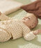 Ensemble 3 pièces bébé en tubique imprimé graphique blanc MARSHMALLOW/blanc MULTICO