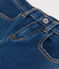 Pantalon slim en denim enfant fille bleu DENIM BRUT